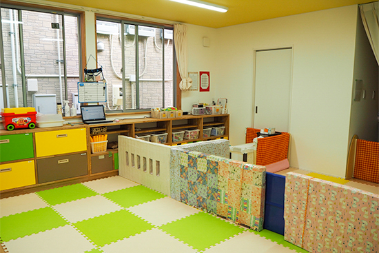 1歳児クラスの部屋