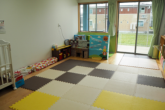 0歳児クラスの部屋